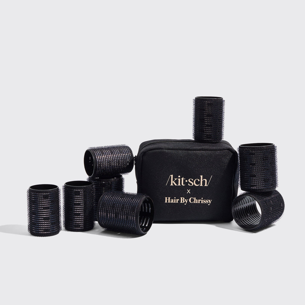 Hair By Chrissy x Kitsch Ceramic Thermal Rollers 8pc Set - Signature Selection