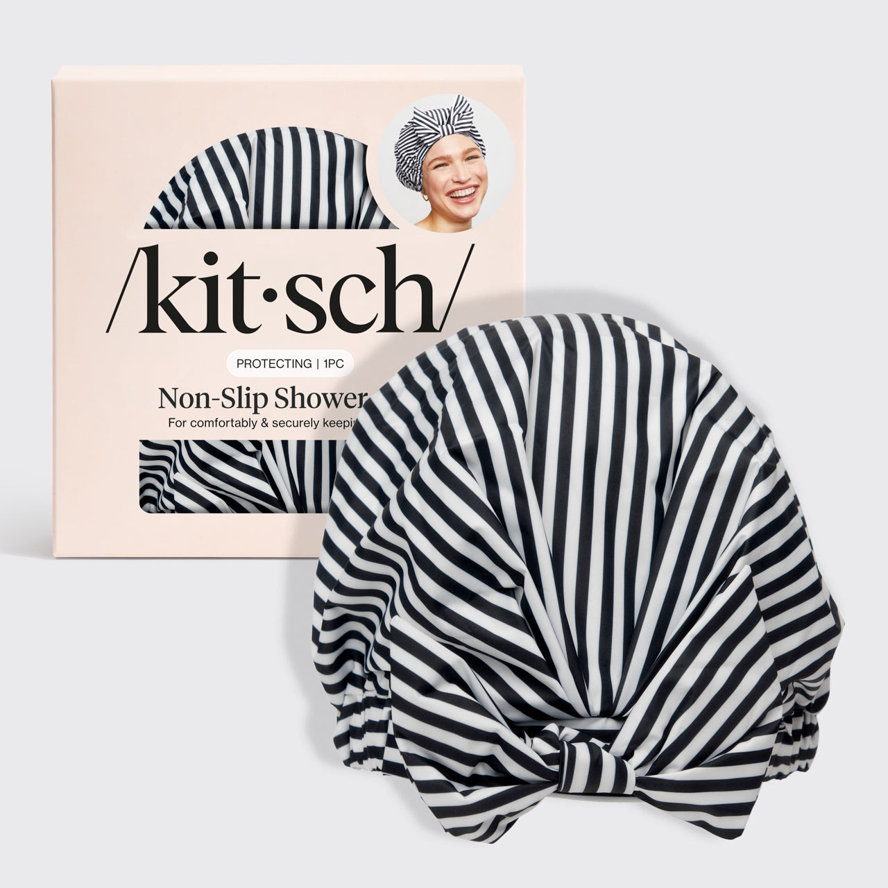 Stripe Shower Cap - Signature Selection