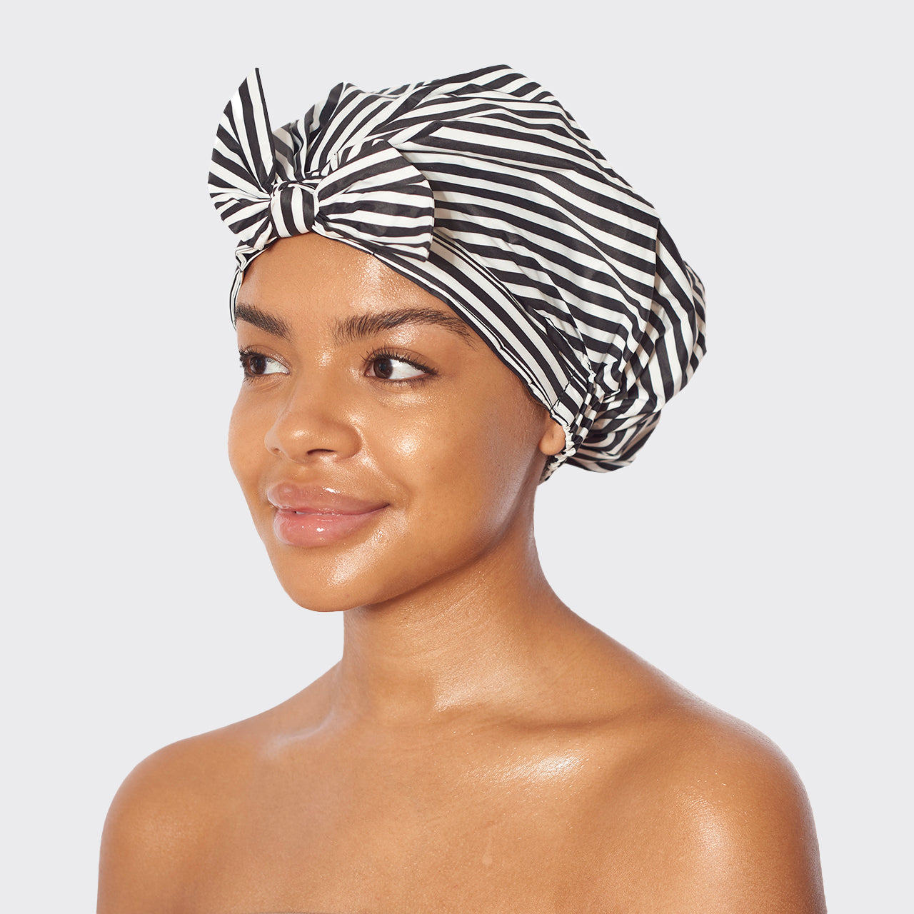 Stripe Shower Cap - Signature Selection