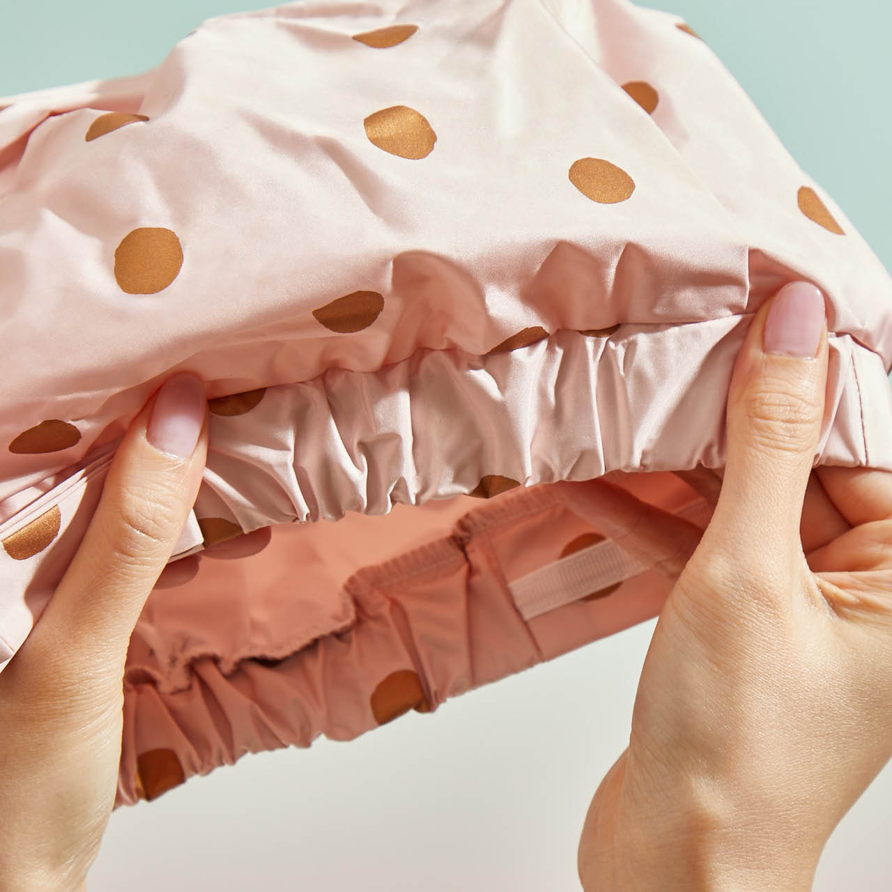 Blush Dot Shower Cap - Signature Selection