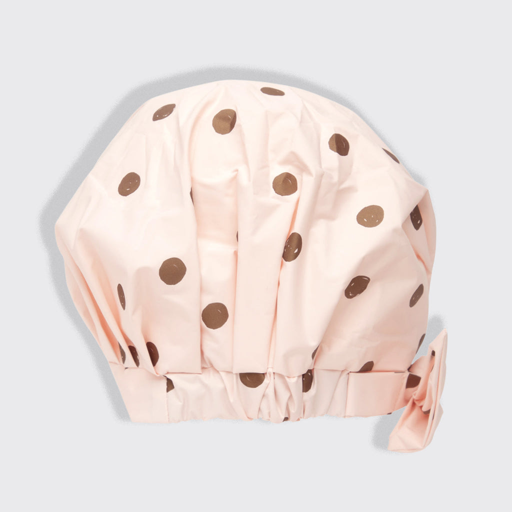 Blush Dot Shower Cap - Signature Selection