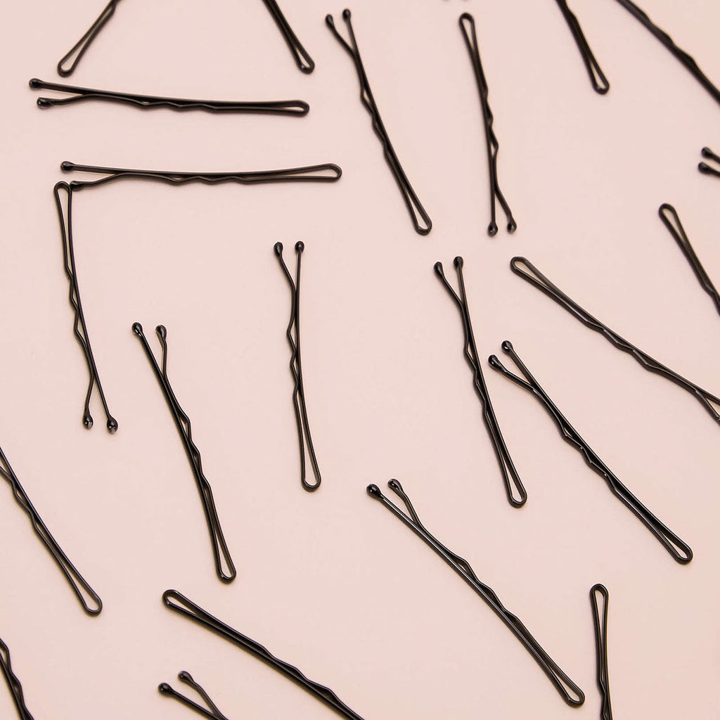 Black Bobby Pins 45pc Set - Curated Collection