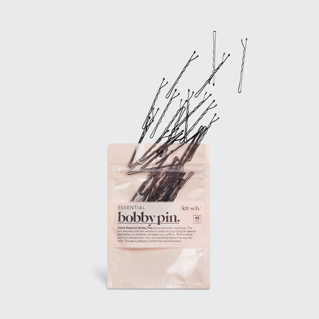 Black Bobby Pins 45pc Set - Curated Collection