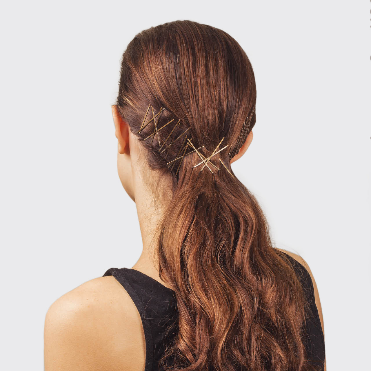 Brown Bobby Pins 45pc Set - Curated Collection