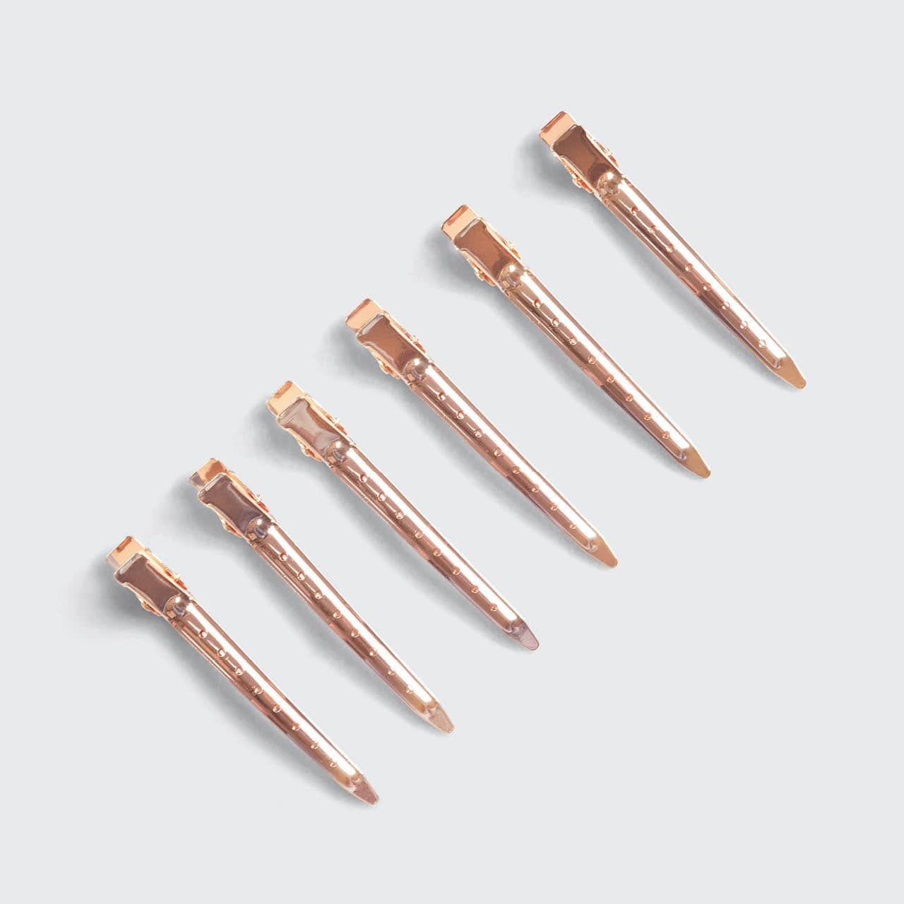 Rose Gold Styling Hair Clips 6pc Set - Signature Selection