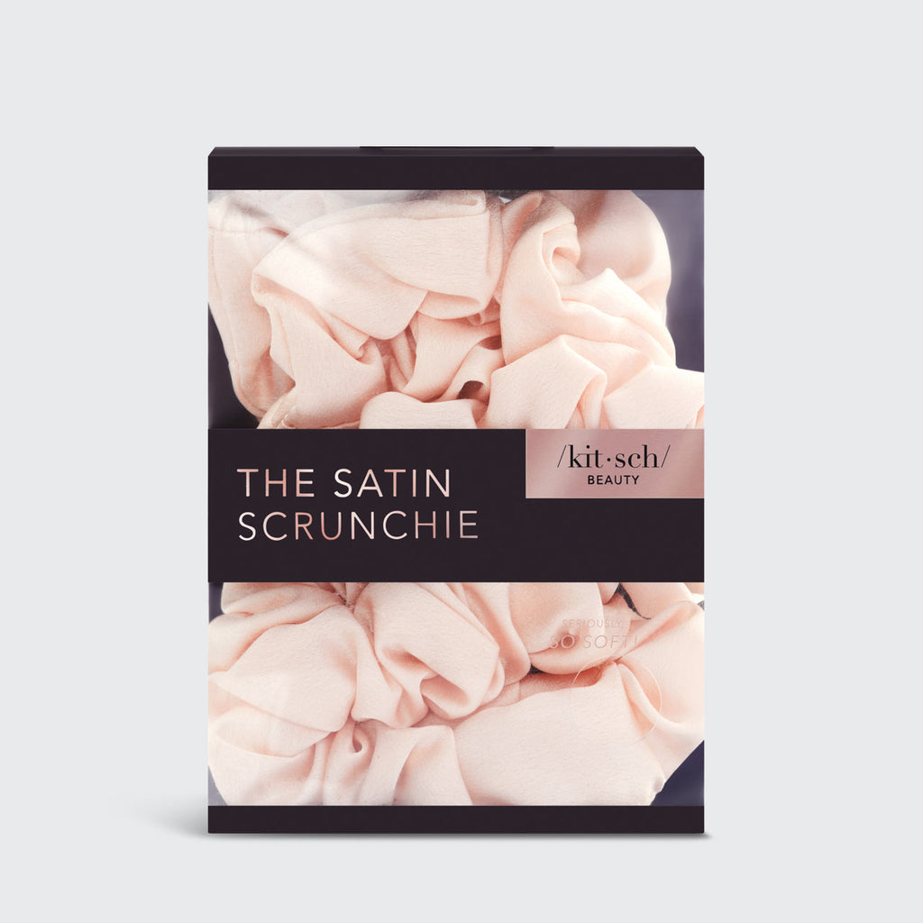 Satin Sleep Scrunchies - Blush - Curated Collection