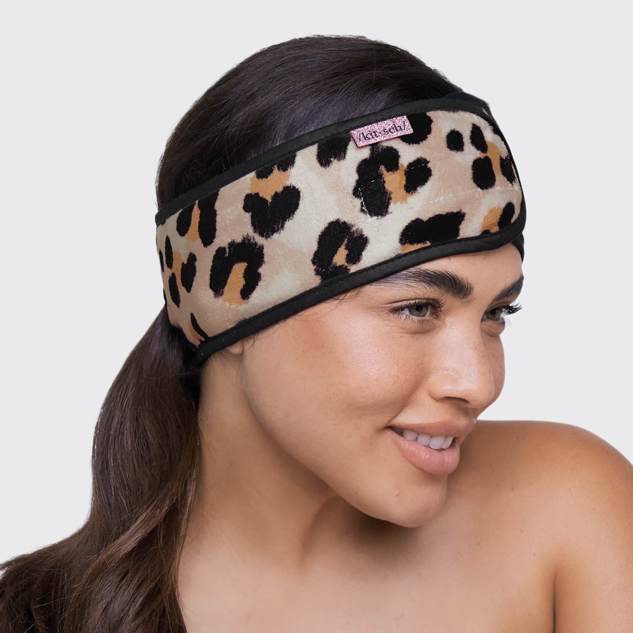 Microfiber Spa Headband - Leopard - Curated Collection