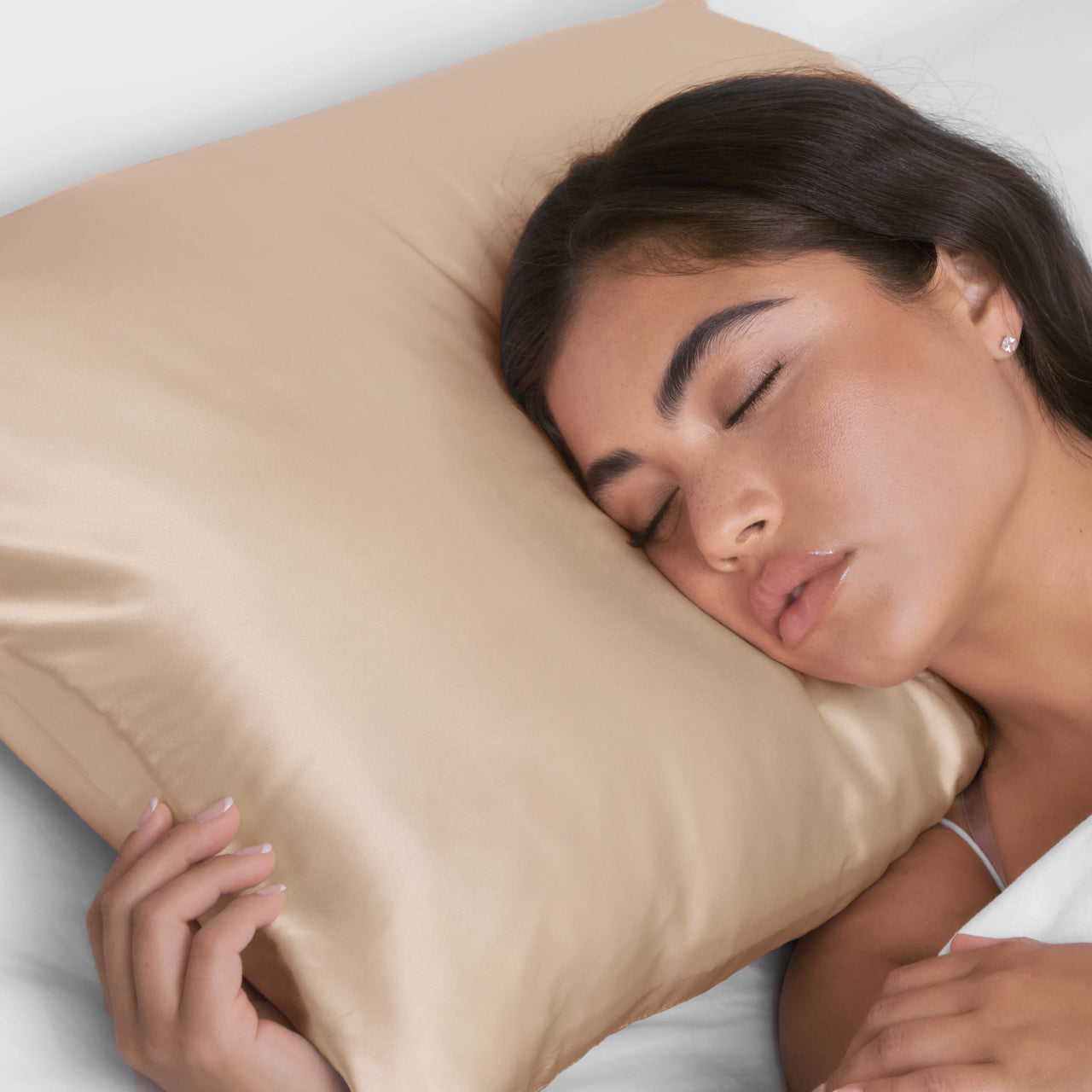 Satin Pillowcase in Champagne - Signature Selection