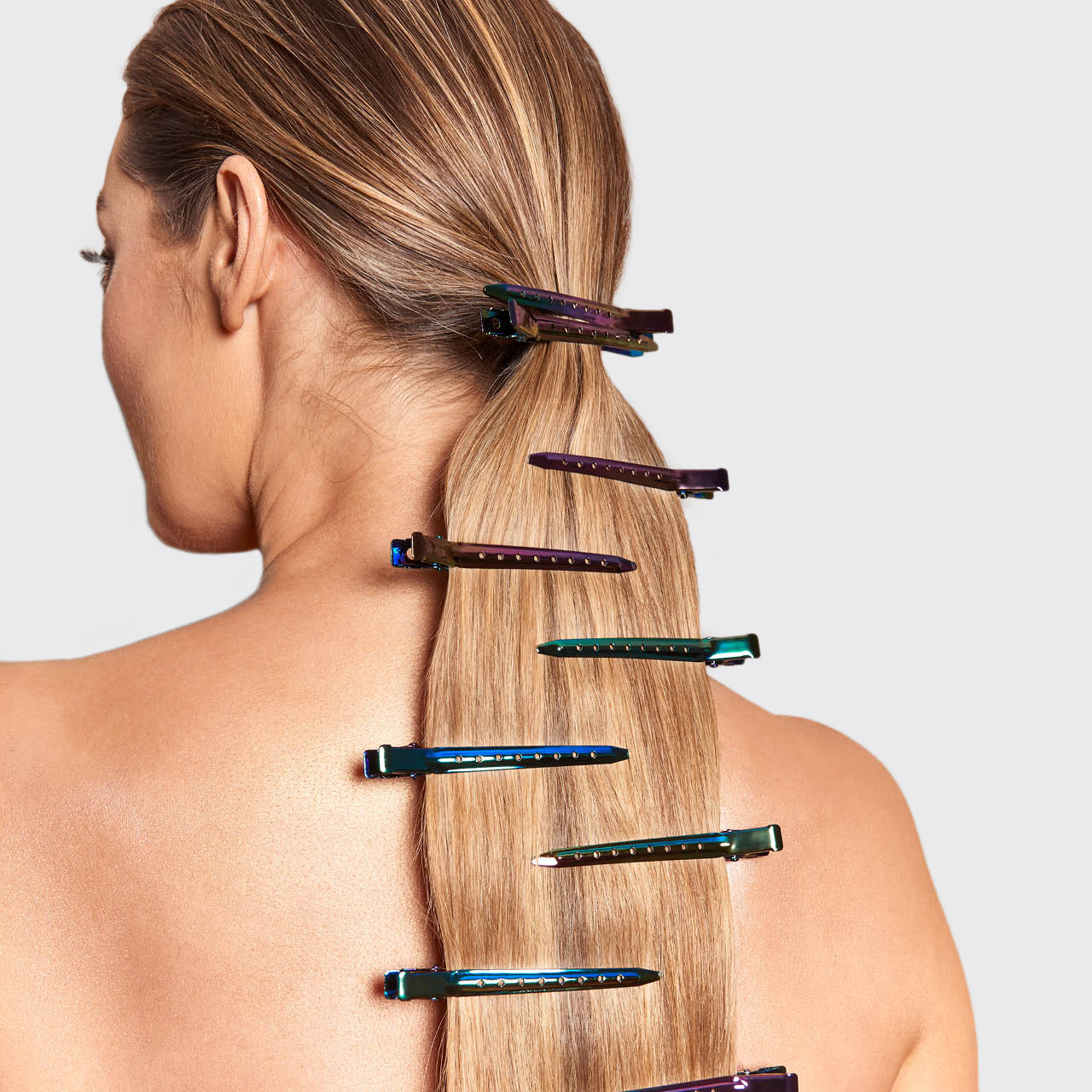 Iridescent Styling Hair Clips 6pc Set - Signature Selection