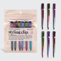 Iridescent Styling Hair Clips 6pc Set - Signature Selection