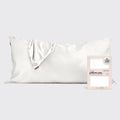 Satin Pillowcase in Ivory 4 Pack - King - Curated Collection