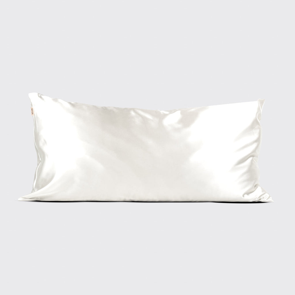Satin Pillowcase in Ivory - King - Everyday Essentials