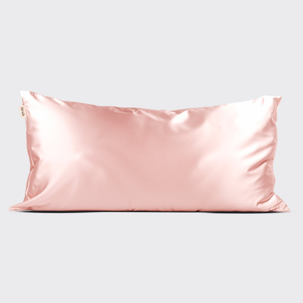 Satin Pillowcase in Blush 4 Pack - King - Everyday Essentials