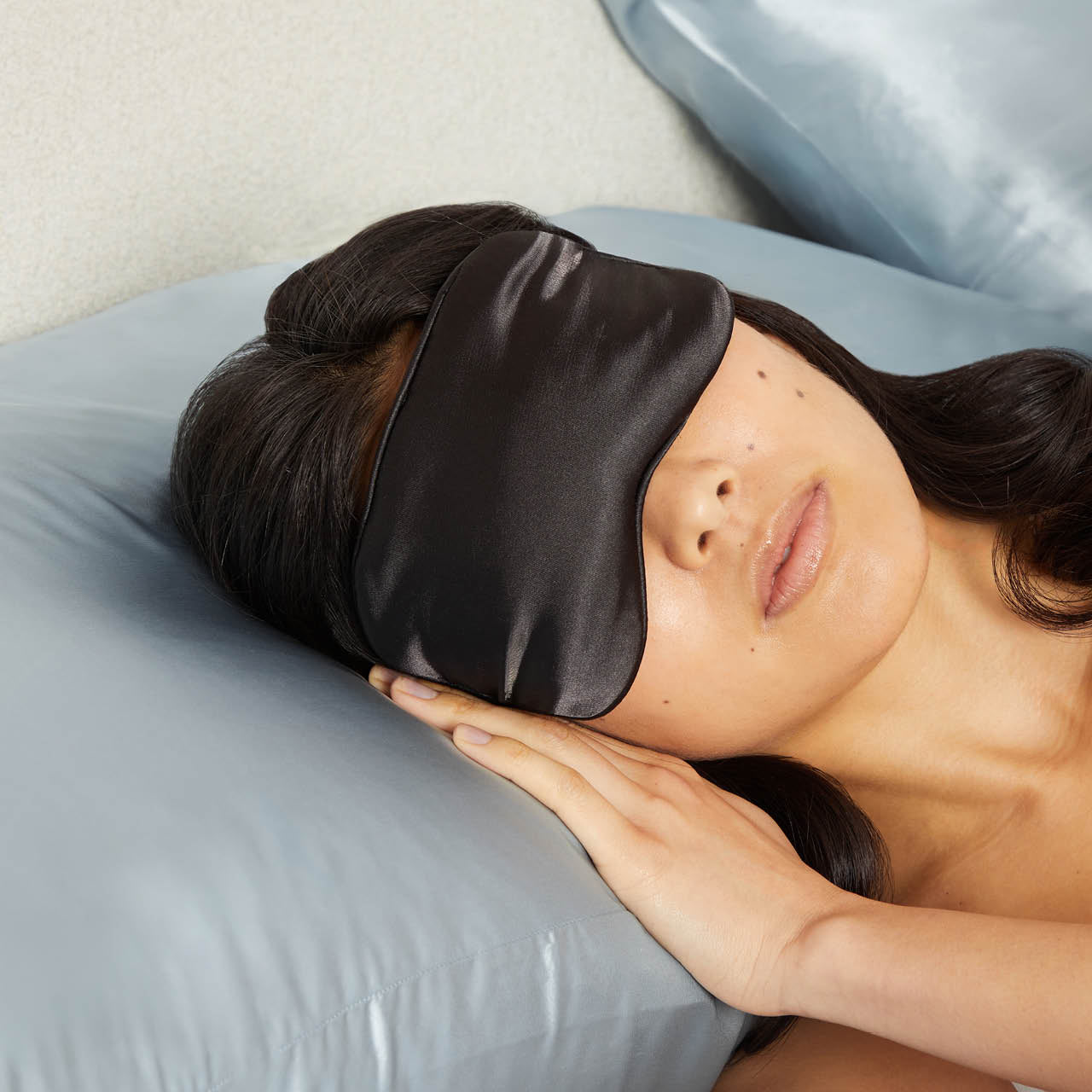 Lavender Scented Satin Weighted Eye Mask - Curated Collection
