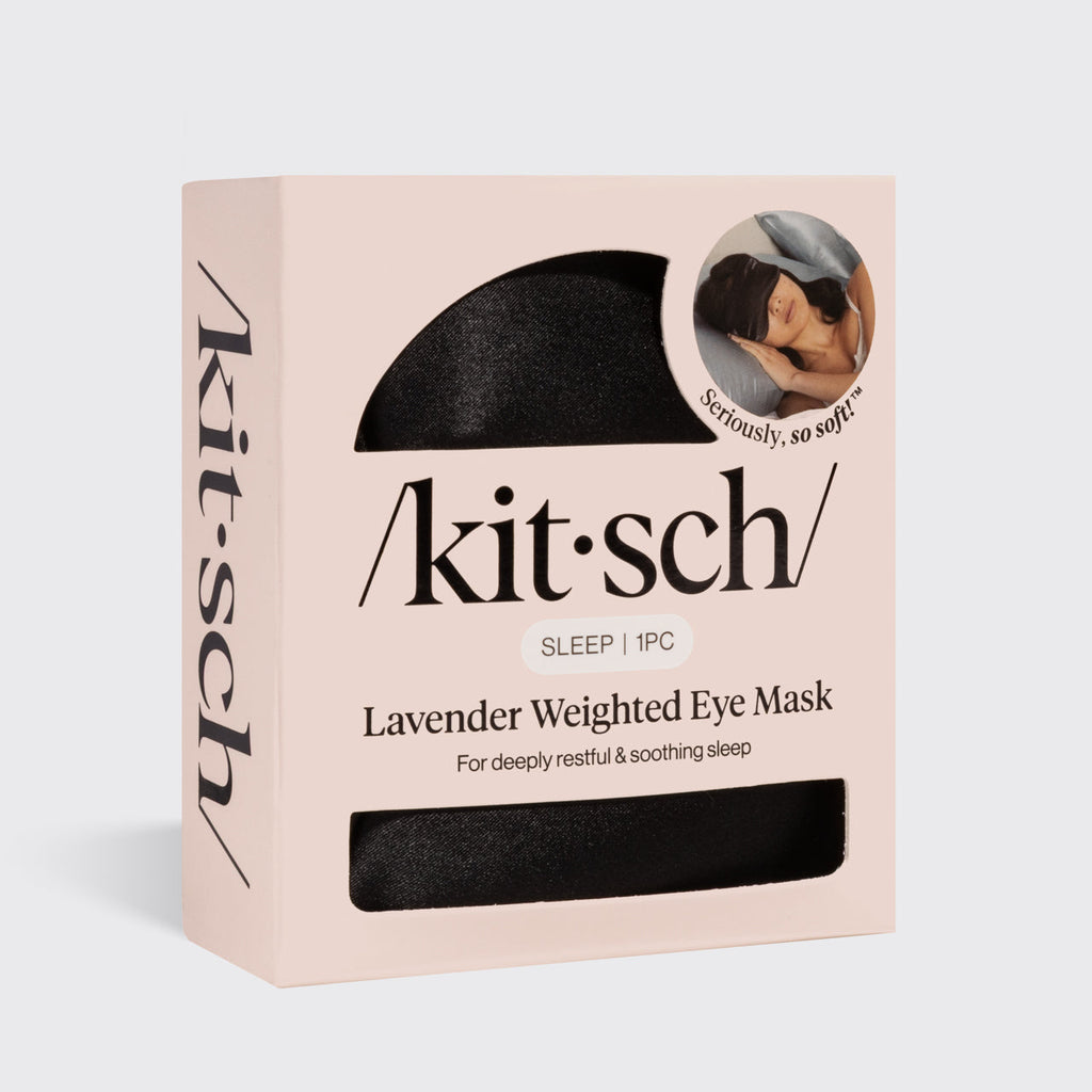 Lavender Scented Satin Weighted Eye Mask - Curated Collection