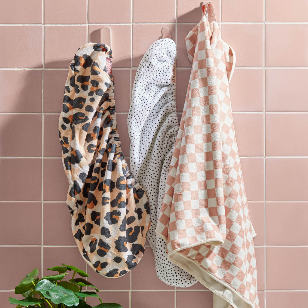 Microfiber Hair Towel - Leopard - Curated Collection