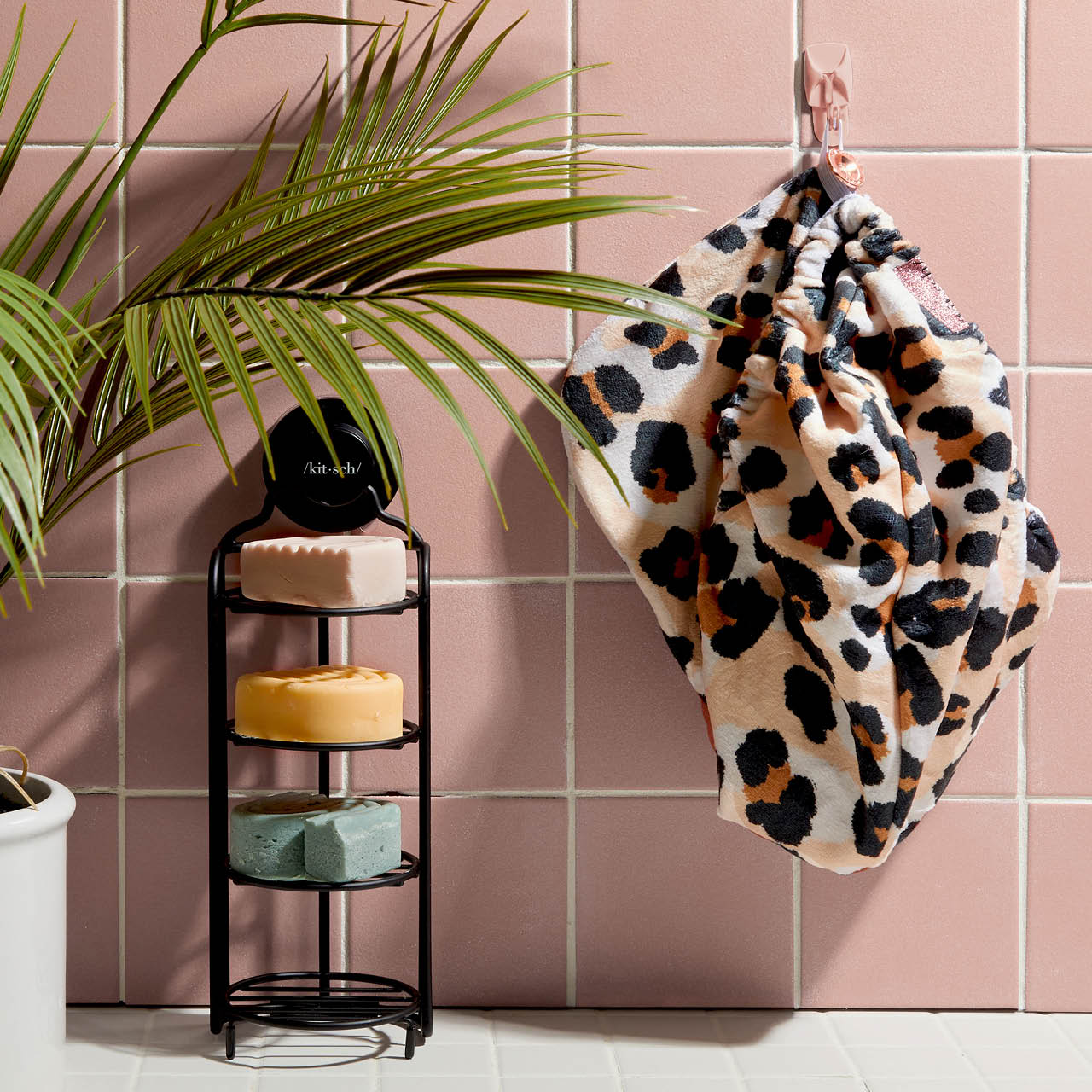 Microfiber Hair Towel - Leopard - Curated Collection