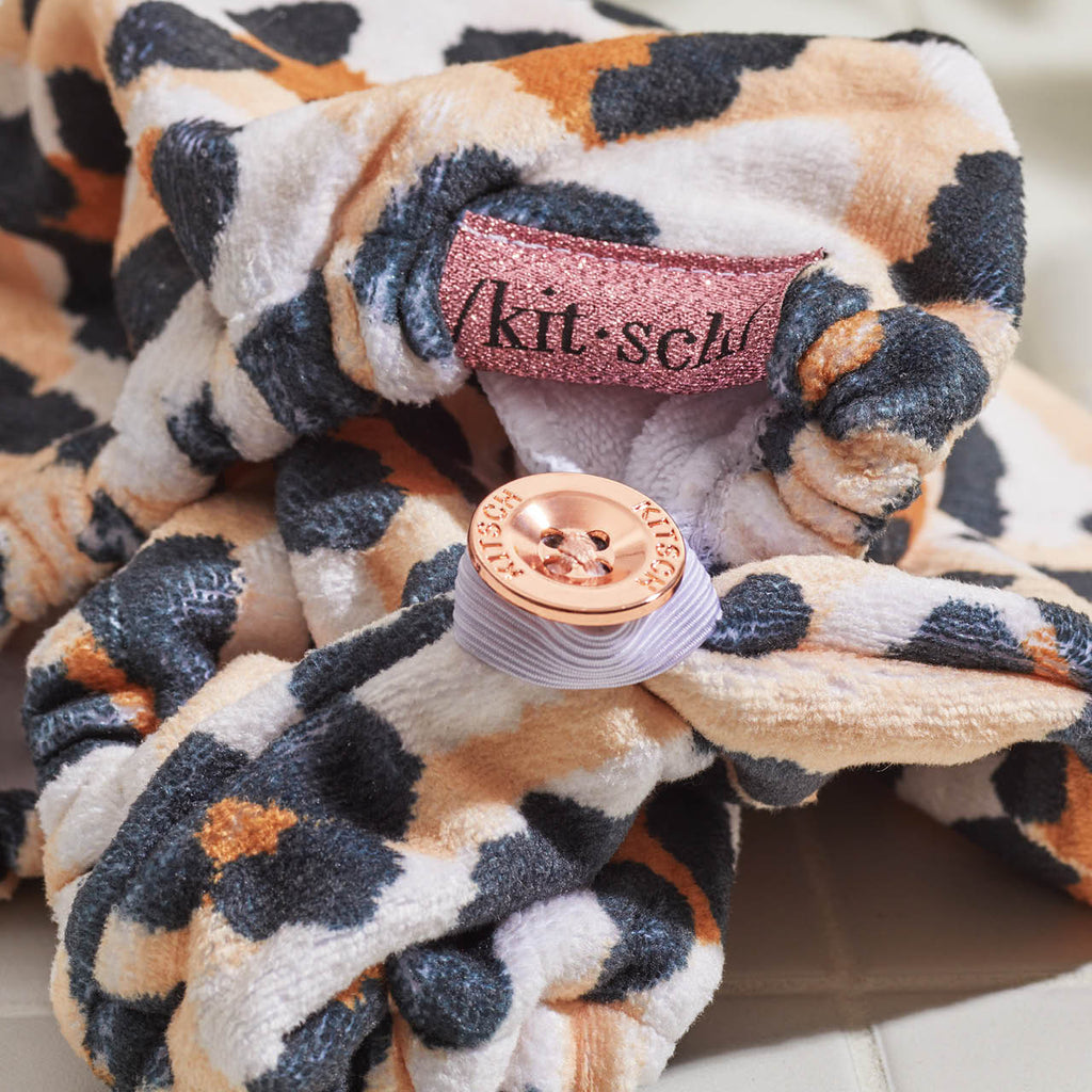 Microfiber Hair Towel - Leopard - Curated Collection
