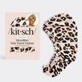 Microfiber Hair Towel - Leopard - Curated Collection