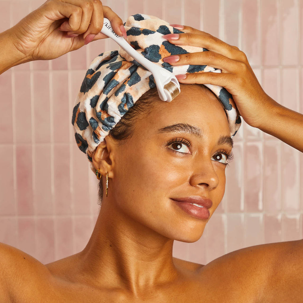 Microfiber Hair Towel - Leopard - Curated Collection
