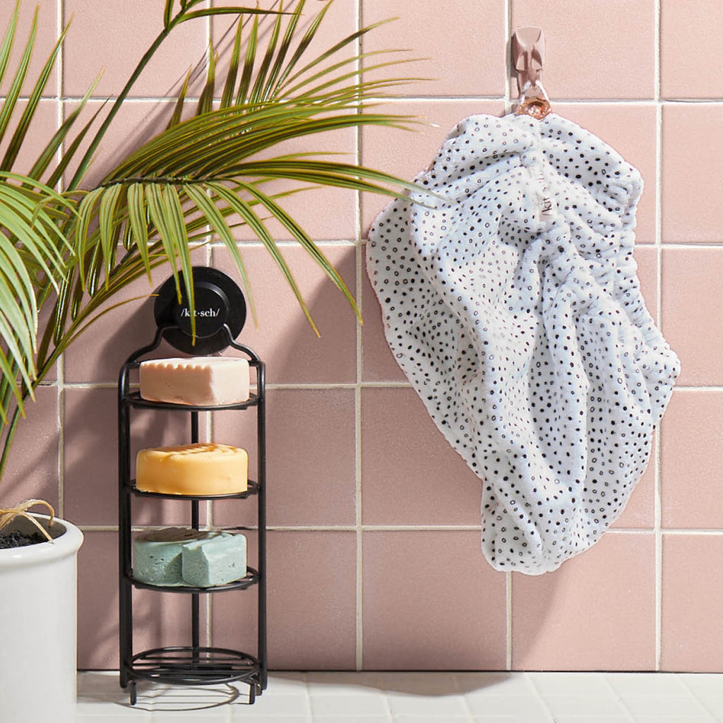 Microfiber Hair Towel - Micro Dot - Curated Collection