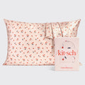Satin Pillowcase in Cherry Print 4 Pack - Everyday Essentials