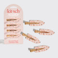 Cherry Print Creaseless Clips 4pc Set - Everyday Essentials