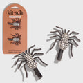 Spider Metal Rhinestone Hair Clips - Signature Selection