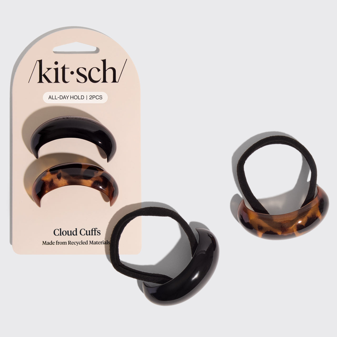 Black and Tort Cloud Cuffs - Medium - Signature Selection