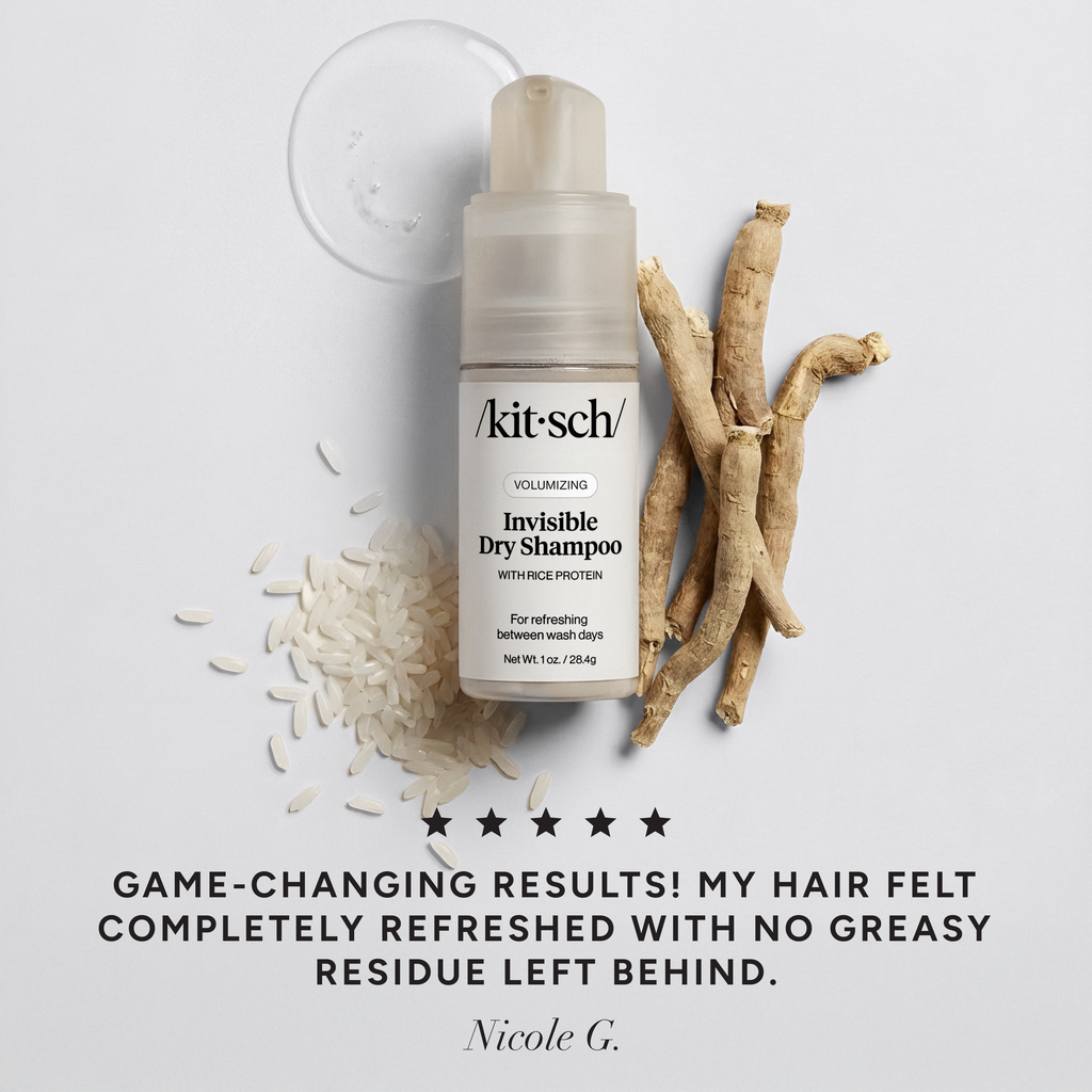 Volumizing Rice Protein Dry Shampoo - Invisible 1 oz - Curated Collection
