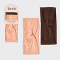 Rosewood Wide Twist Headbands 2pc Set - Everyday Essentials