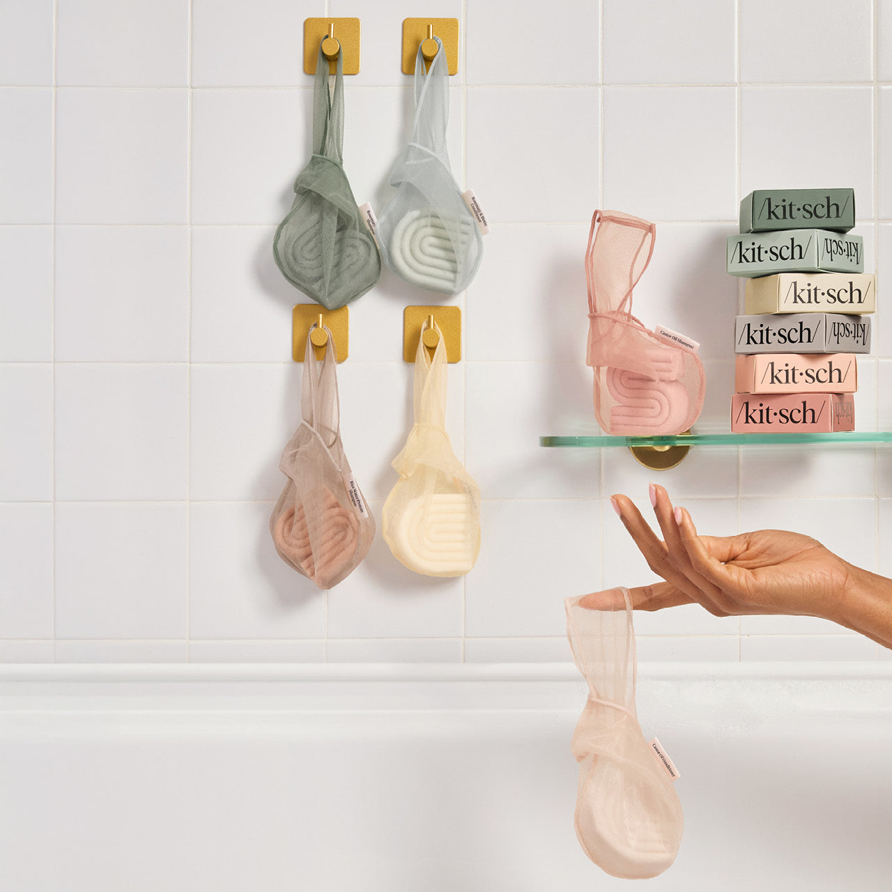 Castor Oil Conditioner Bar Saver Bag - Curated Collection