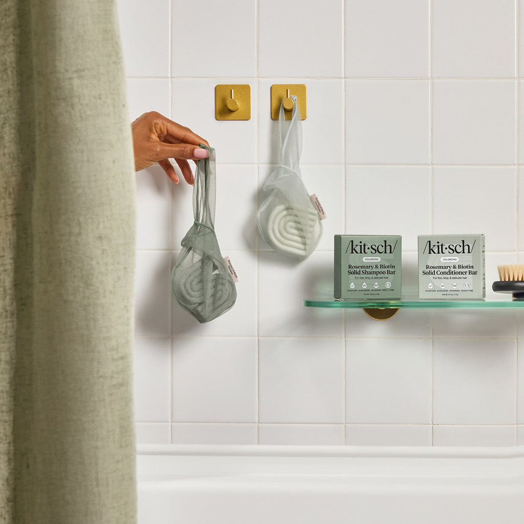 Rosemary and Biotin Shampoo Bar Saver Bag - Everyday Essentials