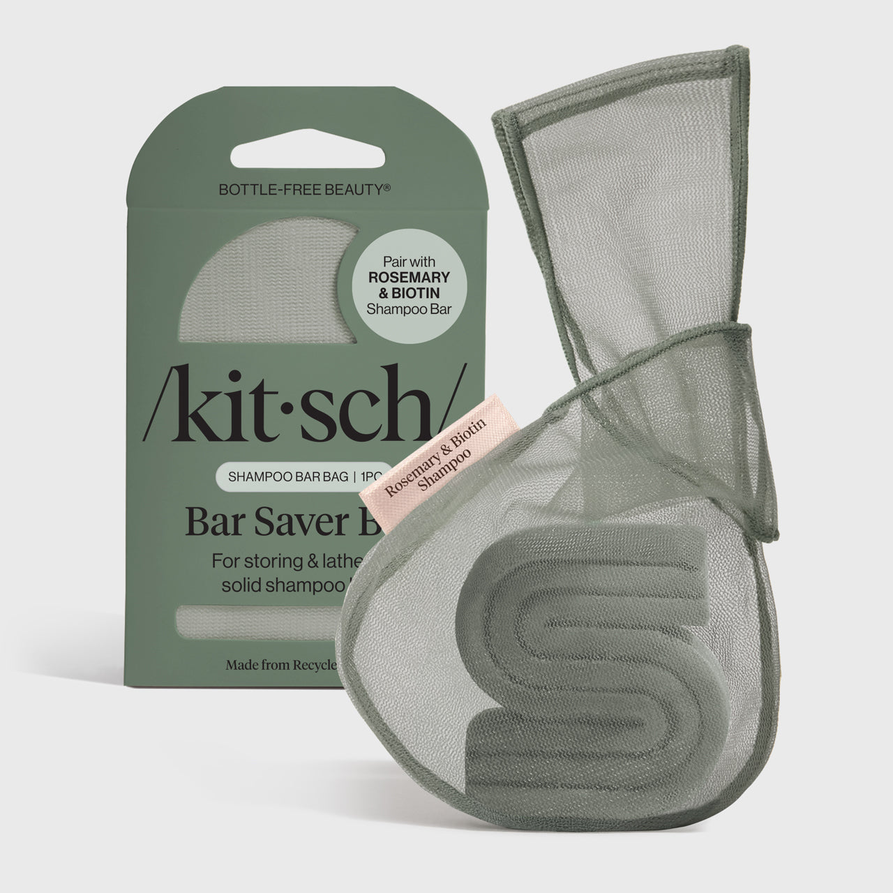 Rosemary and Biotin Shampoo Bar Saver Bag - Everyday Essentials