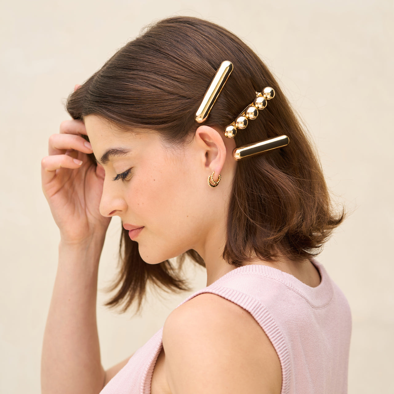 Gold Metal Barrettes - Everyday Essentials