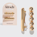 Gold Metal Barrettes - Everyday Essentials