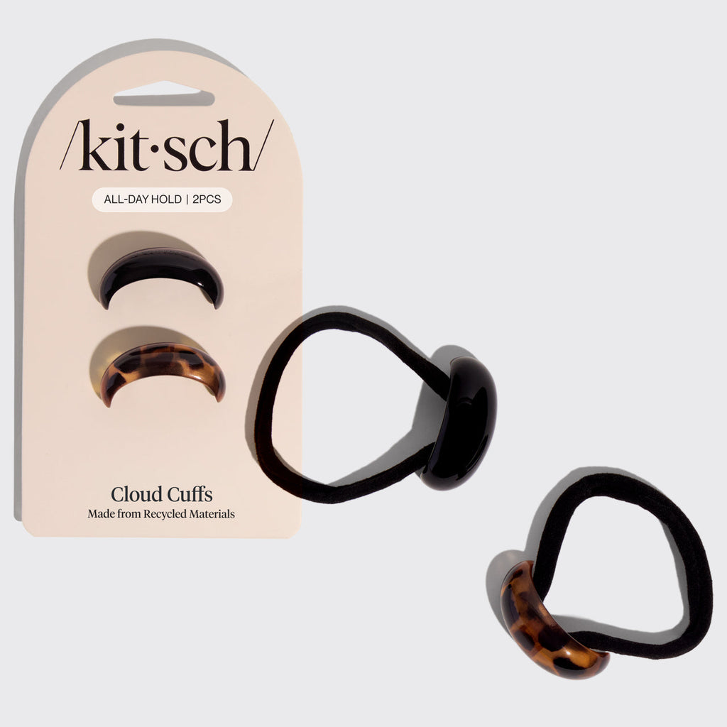 Black and Tort Cloud Cuffs - Small - Curated Collection