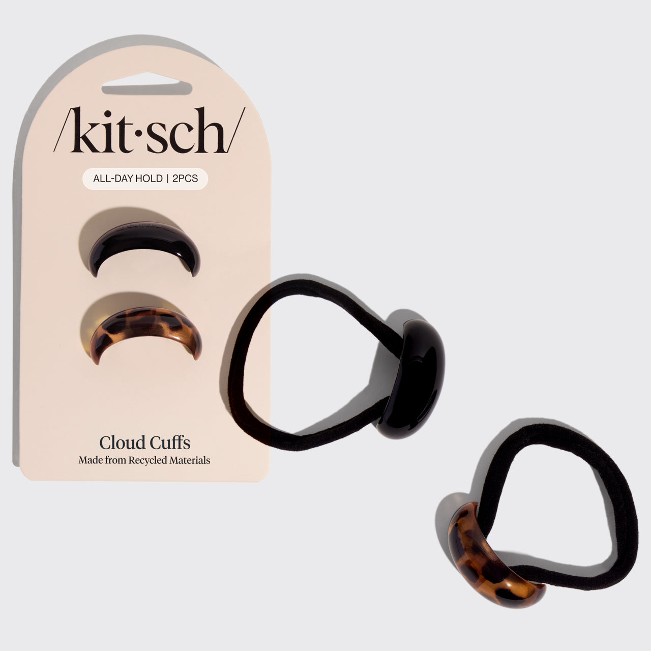 Black and Tort Cloud Cuffs - Small - Curated Collection