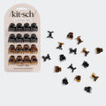 Black and Tort Micro Cloud Clip Set - Everyday Essentials