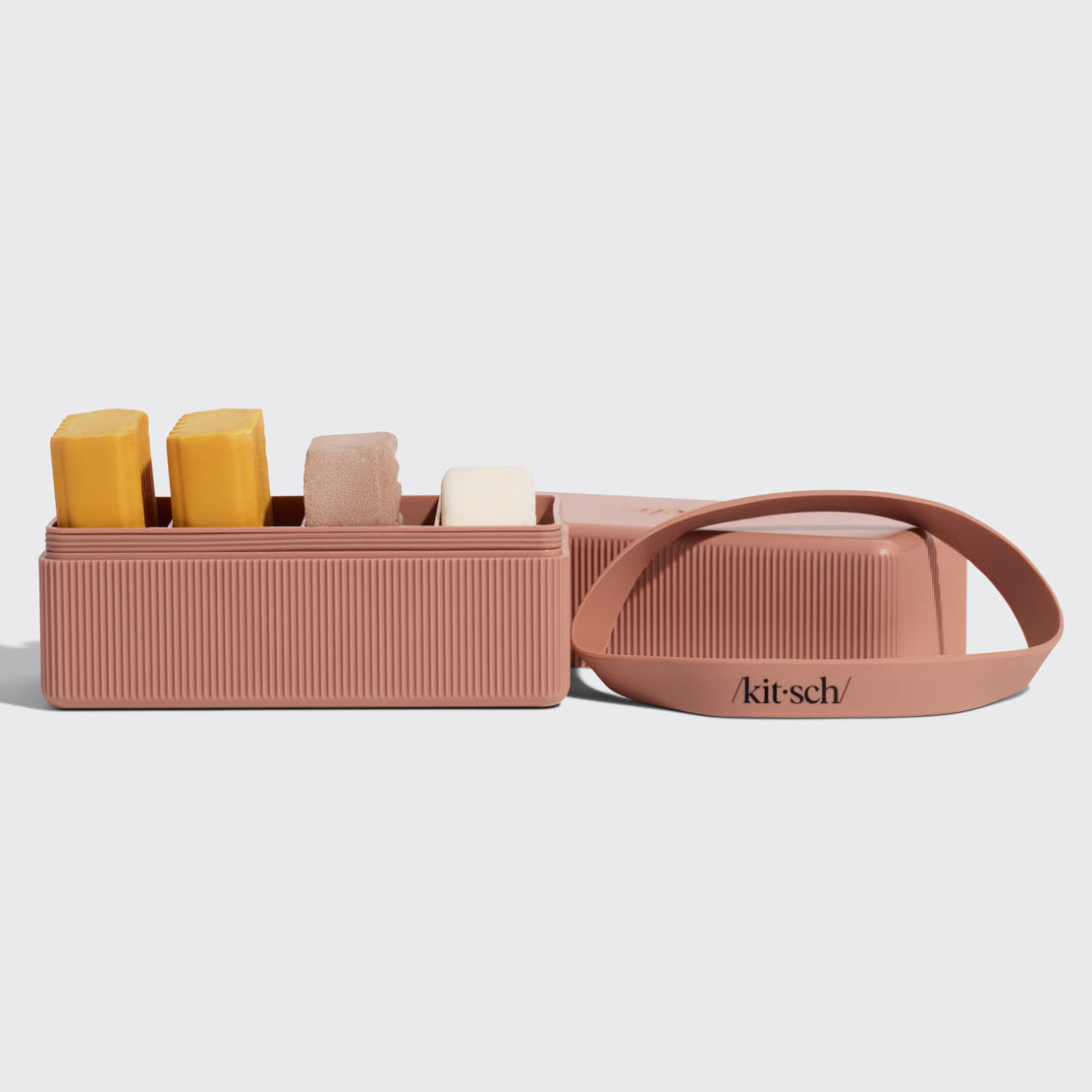 4-Compartment Travel Case - Terracotta - Everyday Essentials