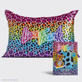 Lisa Frank x Kitsch Satin Pillowcase in Rainbow Leopard - Everyday Essentials