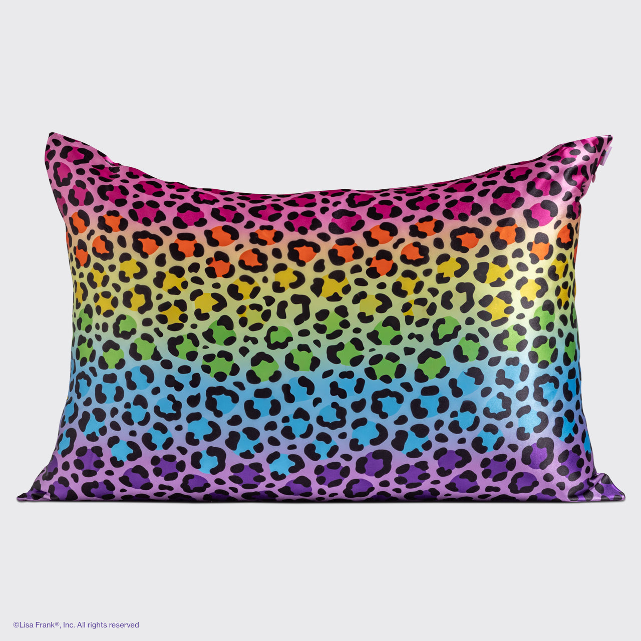 Lisa Frank x Kitsch Satin Pillowcase in Rainbow Leopard 4 Pack - Curated Collection