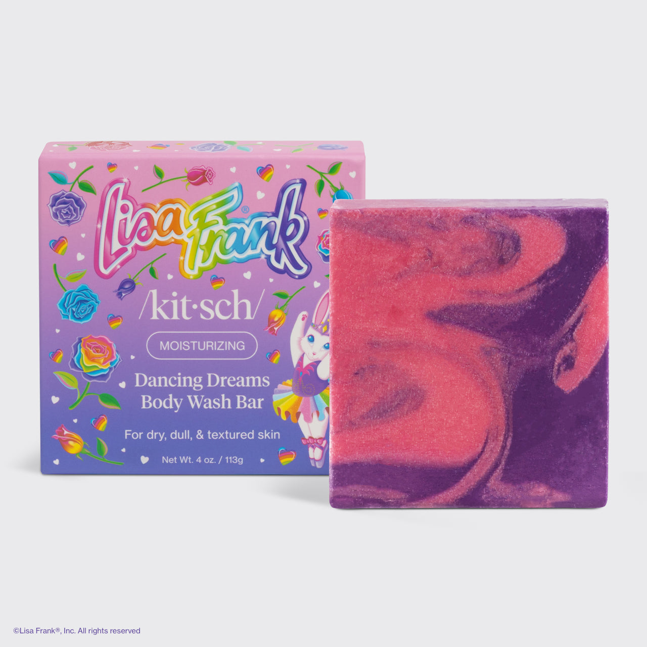 Lisa Frank x Kitsch Dancing Dreams Body Wash Bar - Curated Collection
