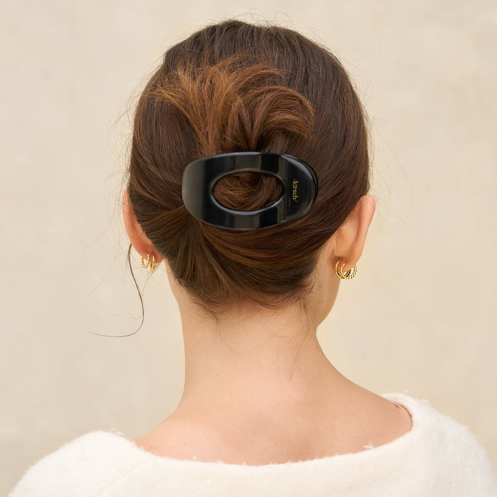 Black Flat Cloud Clip - Medium - Everyday Essentials