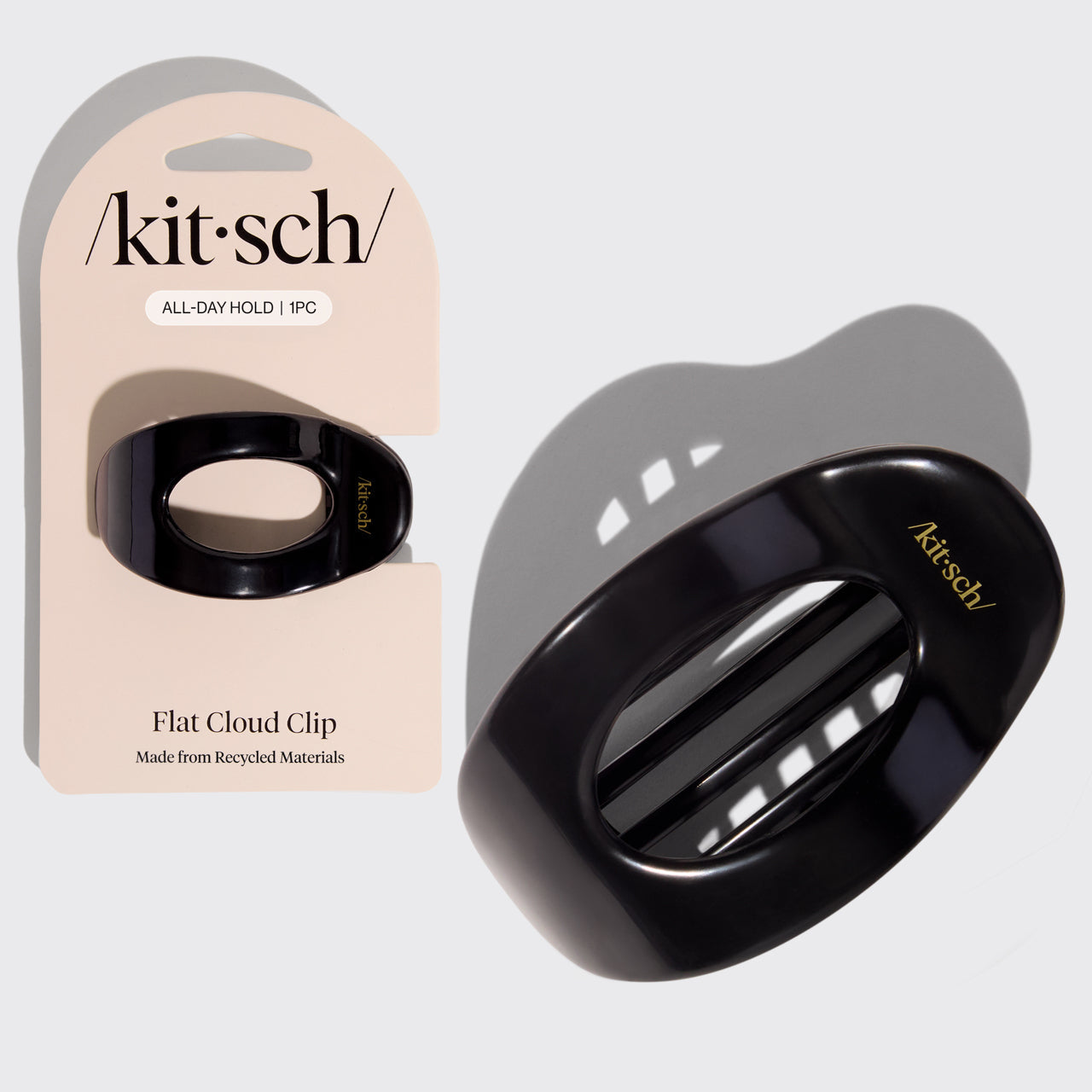 Black Flat Cloud Clip - Small - Curated Collection