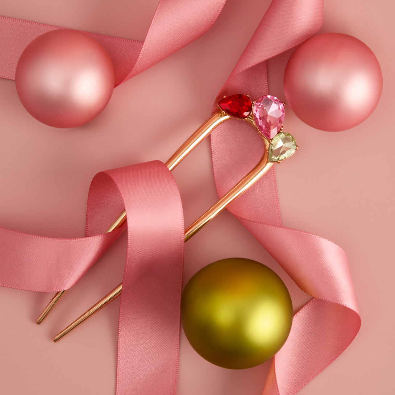 Gemstone French Hair Pin - Everyday Essentials