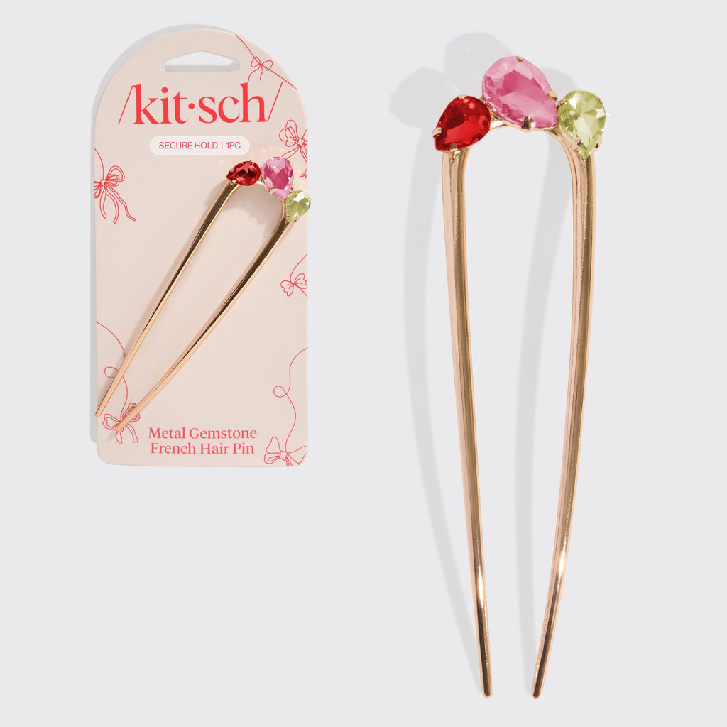 Gemstone French Hair Pin - Everyday Essentials