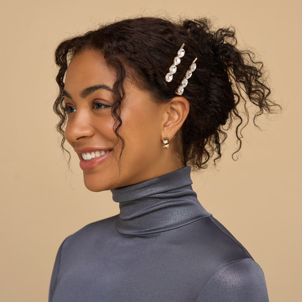 White Gemstone Bobby Pins - Everyday Essentials