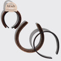 Black and Chocolate Satin and Velvet Headbands - Everyday Essentials