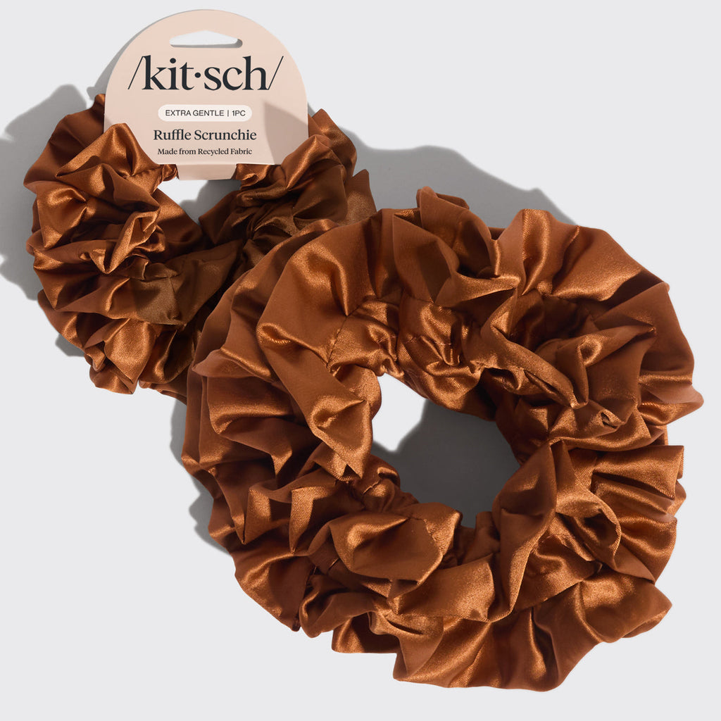 Camel Ruffle Scrunchie - Signature Selection